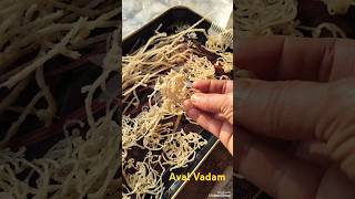 Aval Vadam | omapidi vadam with thin aval | avalaki sandige | kuchi vadam with poha #shorts vadam