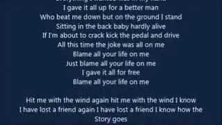 The Pretty Reckless - Blame Me (LYRICS)