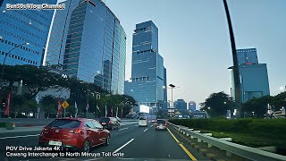 Download lagu POV Drive Jakarta 4K : Cawang Interchange to North Meruya Toll Gate 