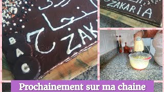 حلوة النجاح باك،  Pour cousin zakaria Ramzi  bavarois au chocolat #Hanane's table