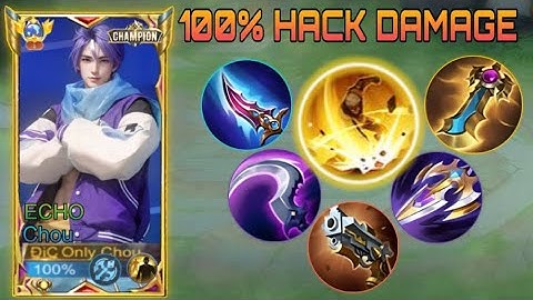 ONLY 1% CHOU USERS KNOW THIS ONE HIT BUILD 🔥 | MLBB CHOU BEST BUILD 2024 | MLBB #topchou