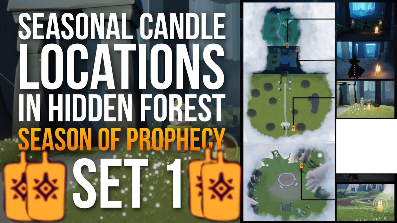 [Spoiler] Seasonal Candle Locations in Hidden Forest Set 1 ️ Season Of