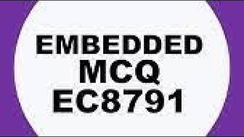 EC8791 Embedded & Real time systems MCQ Questions with Ans in Task, Thread and Process - Part 3