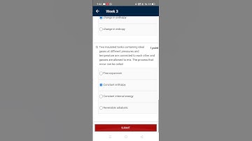 week-3 solution of assignment of thermodynamics of NPTEL.             #nptel#swayam#assignment#quiz