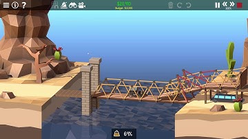3 Solutions 4-4 Trap Door [Poly Bridge 2]