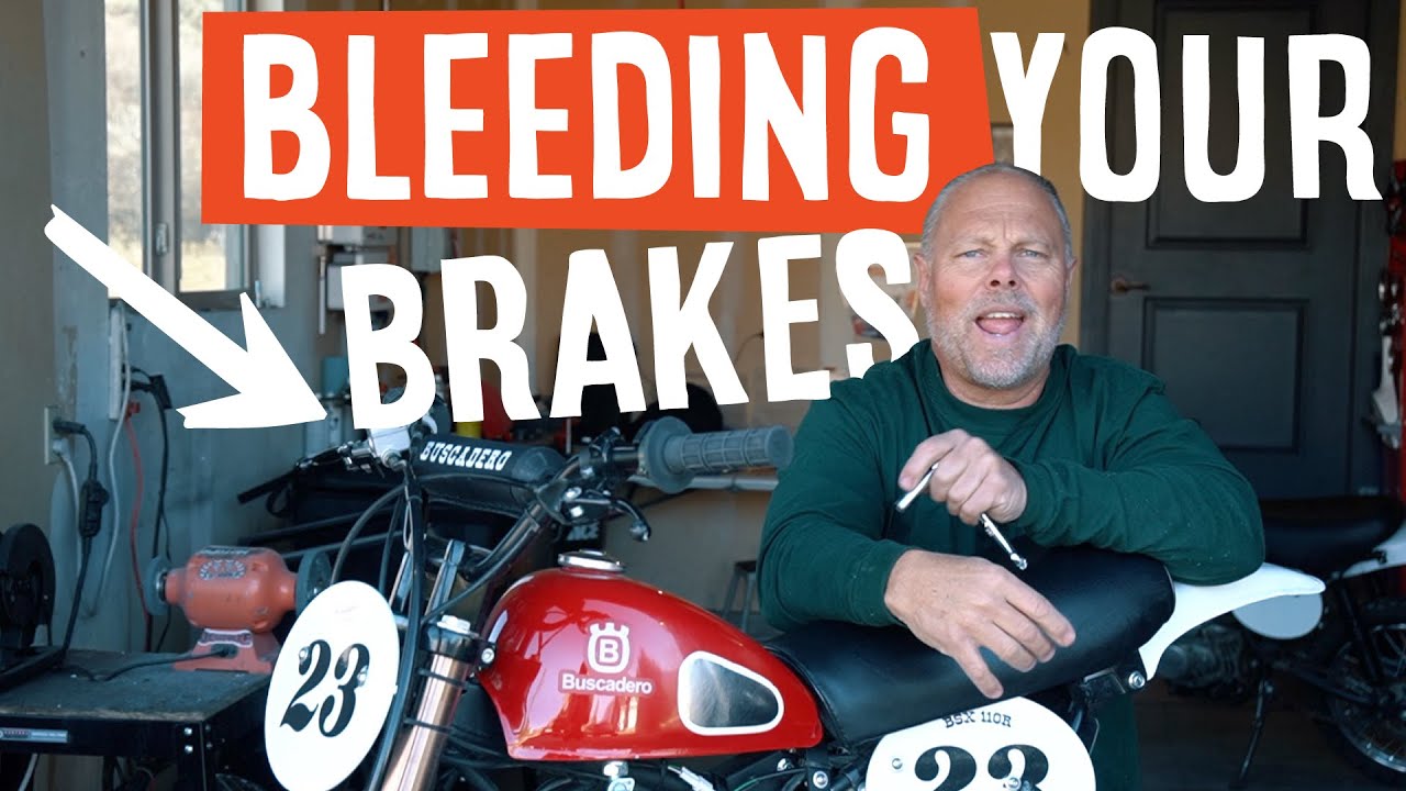 How to bleed the brakes on a 110cc Pit bike YouTube