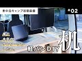 【車中泊DIY】車で仕事がしたいのでスタンディングデスクを作る / makita