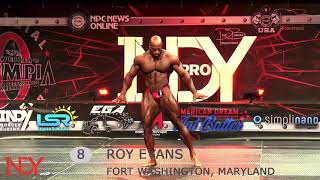 Roy Evans Indy Pro Full Posing Routine