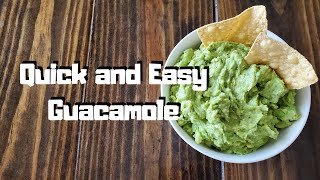 Quick and Easy Guacamole