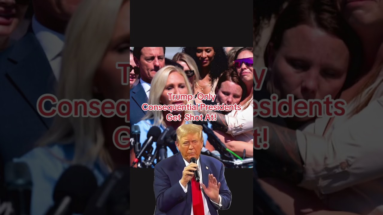 Trump: Only Consequential Presidents Get Shot At! #trump #fypageシ #gaslighting