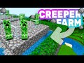 WORKING CREEPER FARM 1.21.3+ For Minecraft Bedrock! || MCPE, PS5, Xbox, Switch, Windows 10 ||
