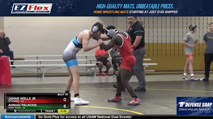 Mat 10 125 Jamar Wells Jr Delaware Vs Adrian Palac...