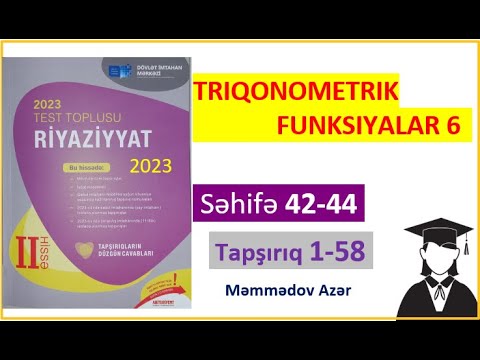 Çevirmə düsturları1.Riyaziyyat test toplusu 2023 2-ci hissə