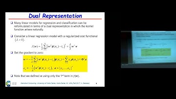 Lecture 27. Kernel Methods and Introduction to Gaussian Processes