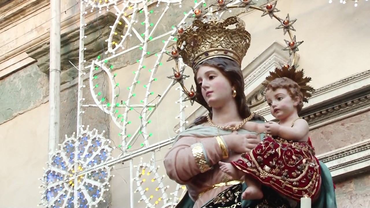 "Evviva Maria", la processione della Madonna delle Grazie - Giampilieri