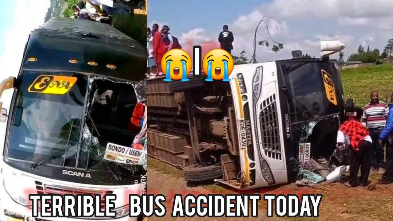 ENA Coach Bus Accident Today Londiani Yesterday YouTube