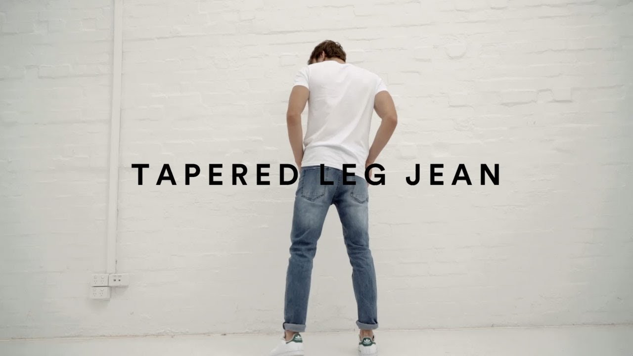 tapered leg jean