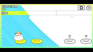 "Egg Pou Unlocks Achievement" Water Hop Pou game! screenshot 5