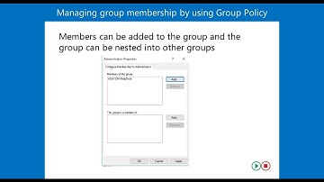 Managing group membership by using Group Policy in Active Directory
