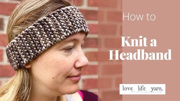 How to Knit a Headband