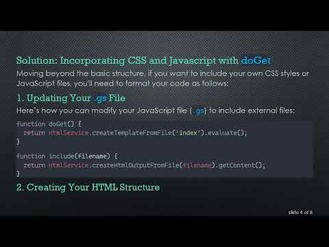 Troubleshooting the doGet Function Error in Google Apps Script Web Apps