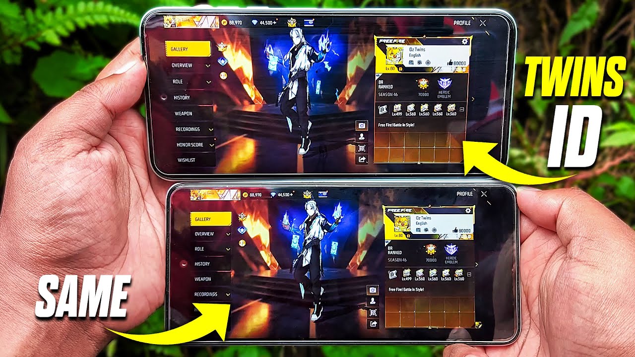 I Make Free Fire Twin ID – Looks Crazy! 😳