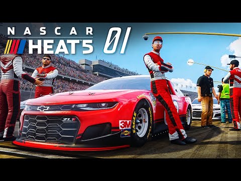 ЗАЛЕТАЮ В КАРЬЕРУ НАСКАР СО СВОЕЙ КОМАНДОЙ - NASCAR Heat 5 #1