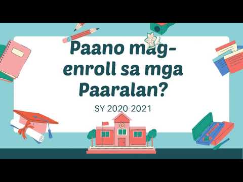 Video: Paano Mag-enrol Sa Paaralan