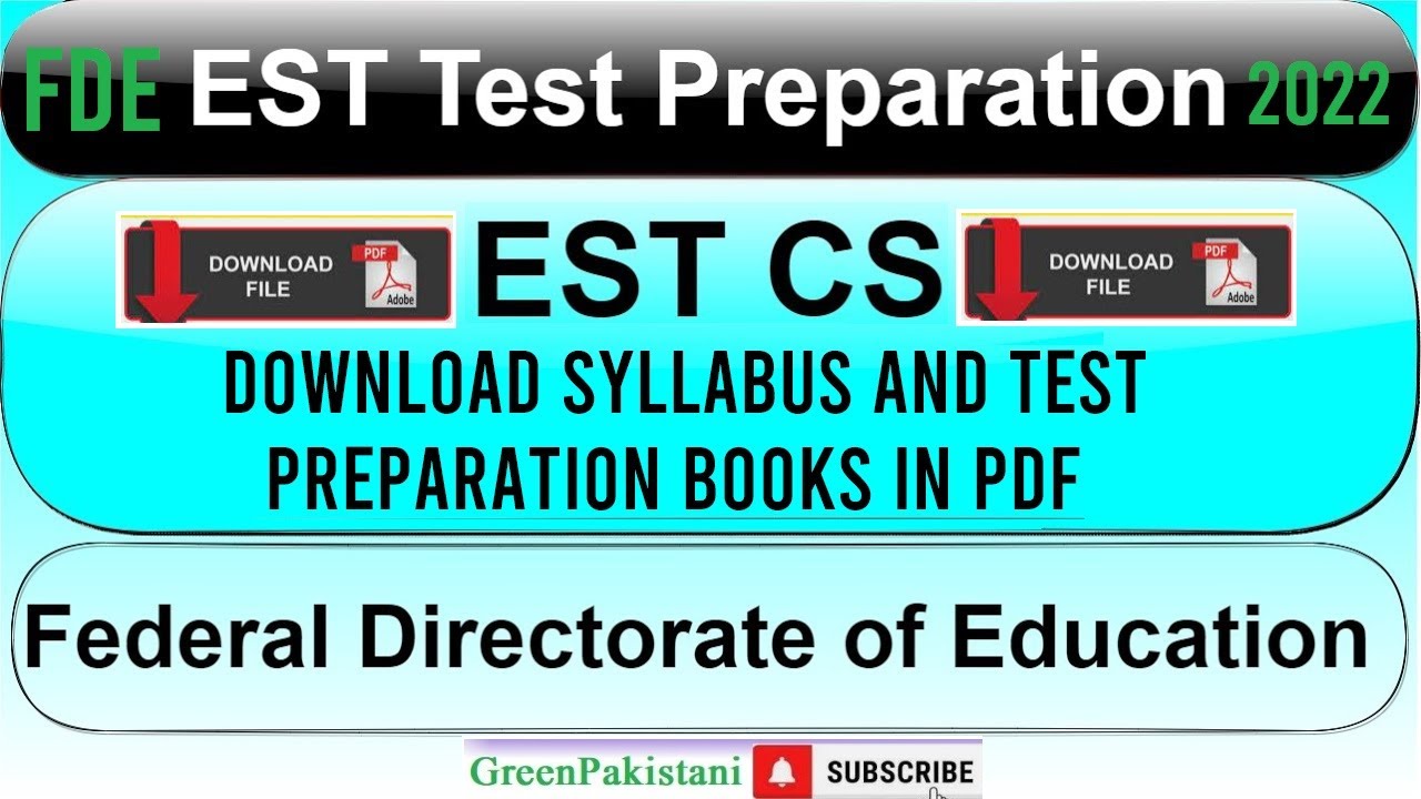 FDE EST Computer Test Preparation Tips | Download Test Preparation Material and Recommended Books