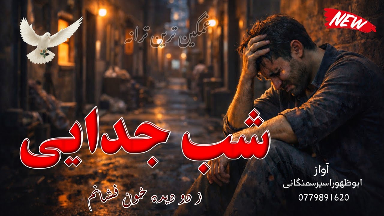 ❤ترانه غمگین|😔|زدو دیده خون فشانم ز غمت شب جدایی😔|💔| صدا #ابوظهوراسیرسمنگانی 
