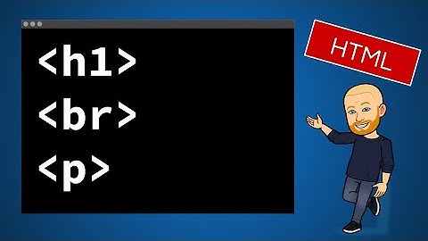 HTML: p, h1, br tags