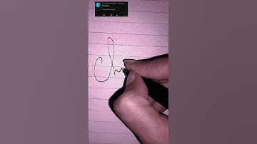 chandana name signature| signature style of my name | hard sign #viral #shorts