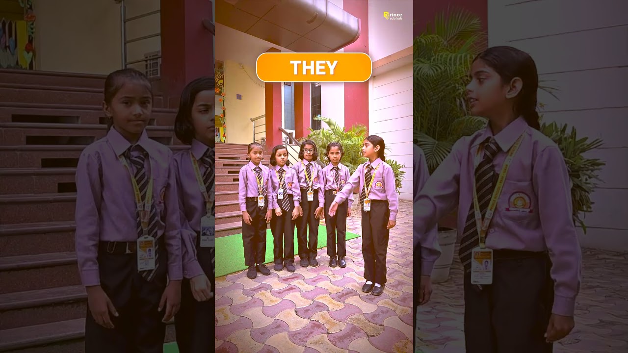 Learning with Laughter: A Pronoun Activity Like Never Before at Prince School 📘✨