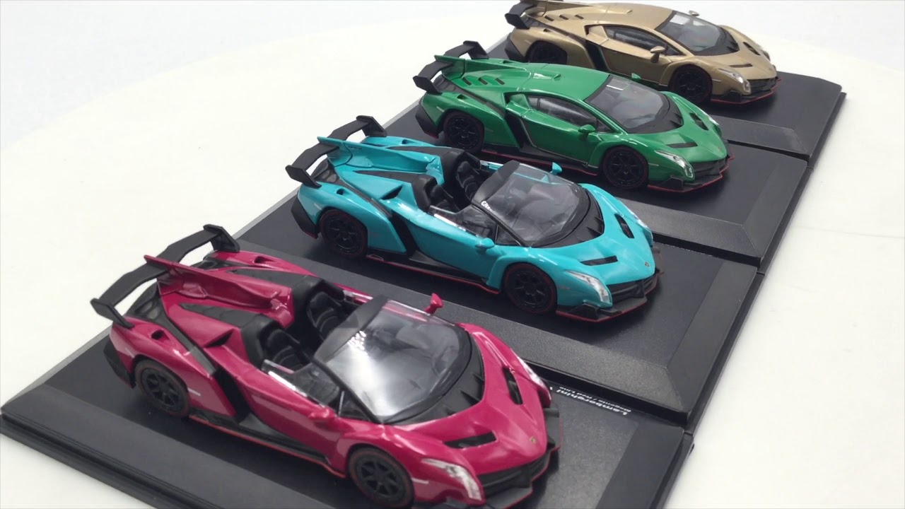 Kyosho 1:64 Lamborghini Veneno (4 colors) KS0704A1-4 - YouTube