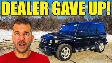 I Bought A NIGHTMARE Mercedes G-Wagon With The CRAZIEST ISSUE EVER & Fixed It FOR FREE!