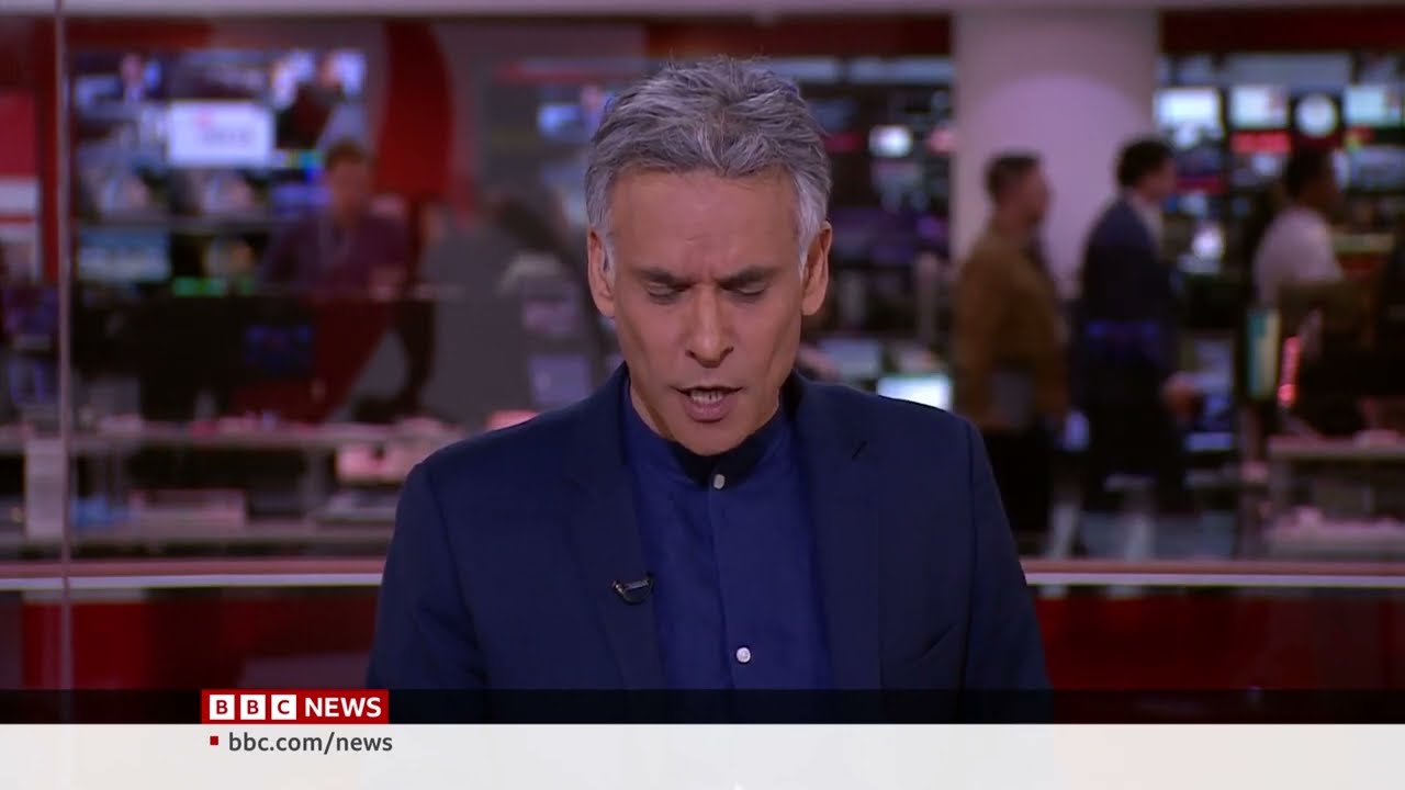 Busy BBC Newsroom - 03.04.2023