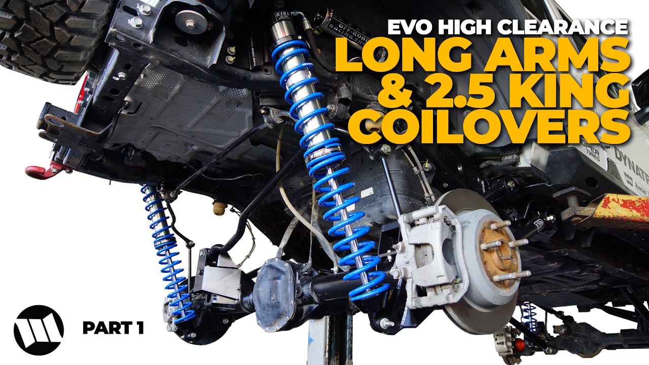 Jeep JL Wrangler Coilover Suspension with High Clearance Long Arm  Installation by EVO - PART 1 - YouTube