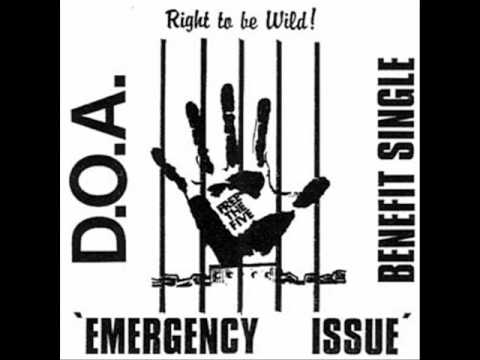 Punk music video thumbnail preview for D.O.A. - Burn It Down
