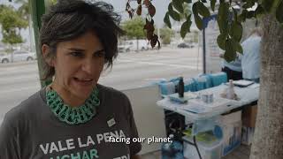 Climate rally outside of the first Democratic debates