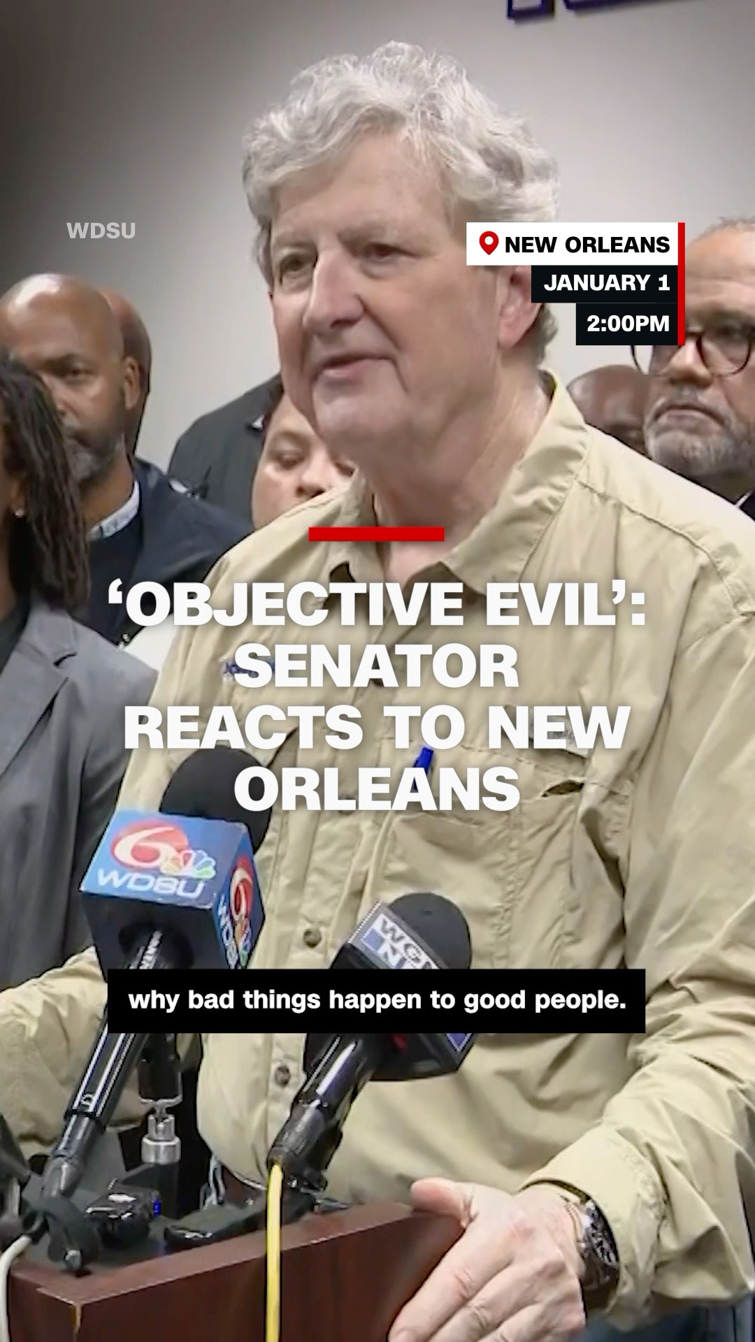 ‘Objective evil’: Senator reacts to New Orleans attack