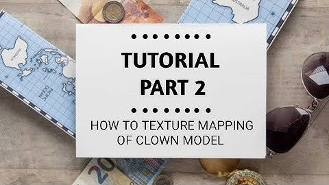 Metasequoia 4 Tutorial Intermediate Level 18 : How to Texture Mapping Of Clown Model 2#phionestudio
