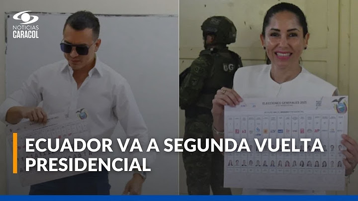 Daniel Noboa y Luisa González van a segunda vuelta en elecciones de Ecuador: se pisaron los talones