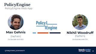 Famous Rules as Code Demo Day | Demo 8: PolicyEngine | Max Gehnis and Nikhil Woodruff Wealth