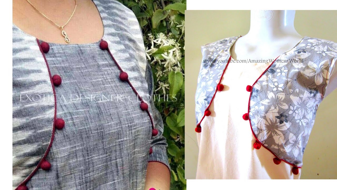 latest kameez neck design cutting and stitching