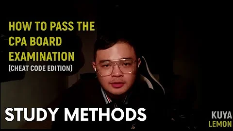 CPA Board Exam (CHEATCODES) - Study Methods by KUYALEMON