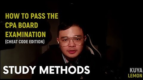 CPA Board Exam (CHEATCODES) - Study Methods by KUYALEMON