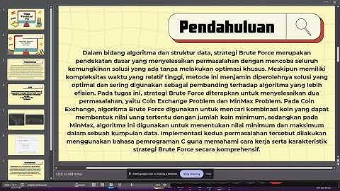 Tugas Video T13=Penjelasan demo program penyelesaian masalah dengan bruteforce