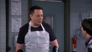 All Elon Musk Hollywood Cameos (HD) - Big Bang Theory, Iron Man 2 \& more