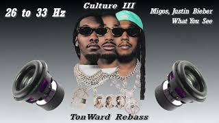 Migos, Justin Bieber - What You See (26 to 33 Hz) Rebass by TonWard