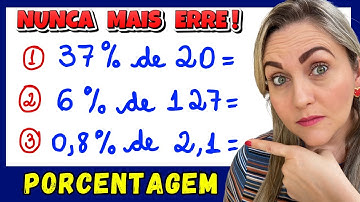 PORCENTAGEM!! EXPLICAÇÃO PASSO A PASSO! VOCÊ PODE ESTAR SENDO ENGANADO!! 📚🚀